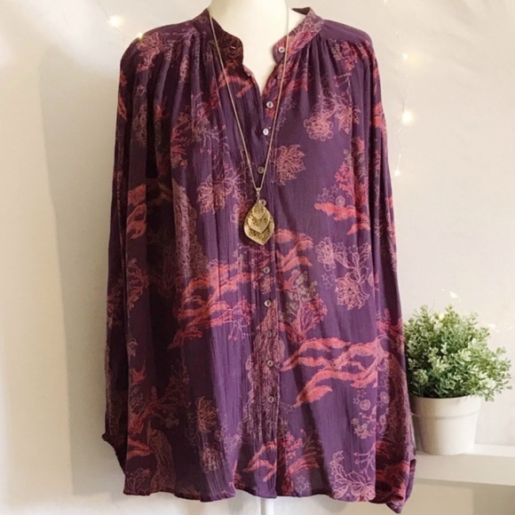 SOLD! Free People Bloom Blouse S - Picture 2 of 6